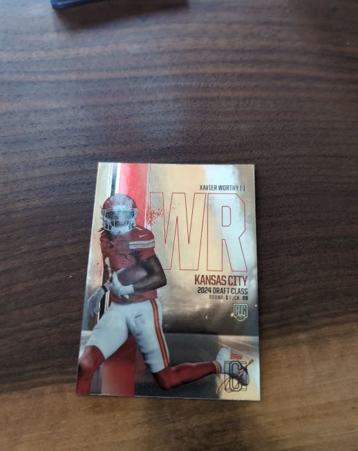 2024 Topps Signature Class #125 Xavier Worthy II — front