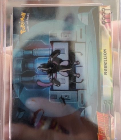 1999 Topps Pokemon Movie Edition Rebellion #8 Mewtwo — front