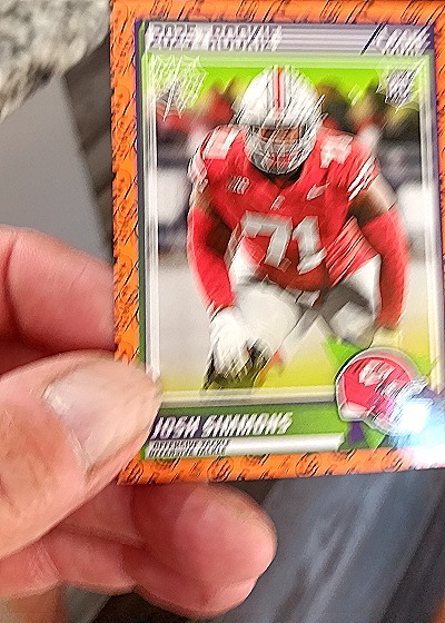 2024 Panini #22 Josh Simmons — front