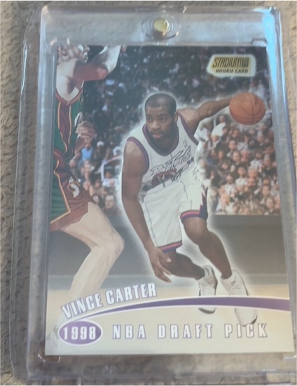 1998-99 Topps Stadium Club #105 Vince Carter — front