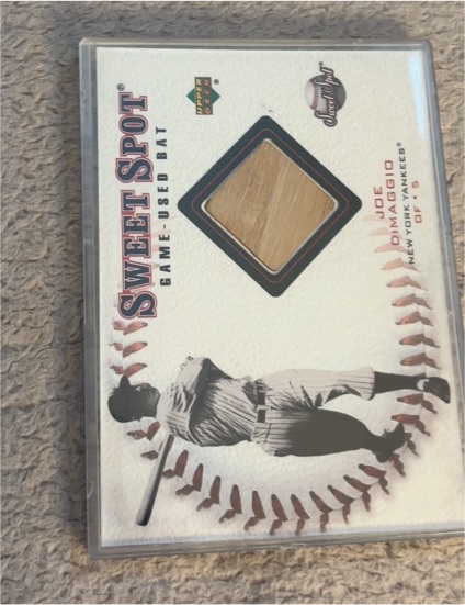 2001 Upper Deck Sweet Spot #B-JD Joe DiMaggio — front
