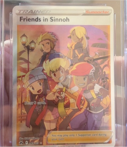 2023 Pokémon TCG Crown Zenith #149 Friends in Sinnoh — front