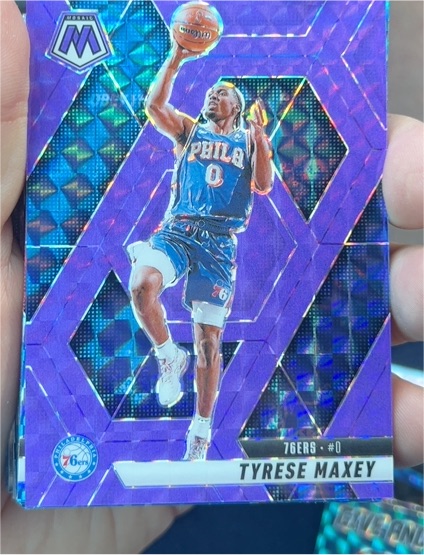 2024-25 Panini Mosaic #23 Tyrese Maxey — front