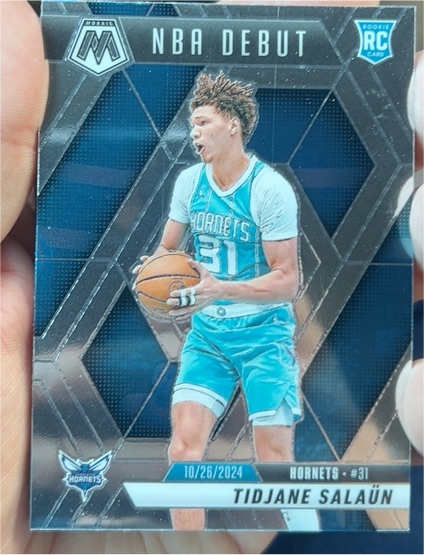 2024-25 Panini Mosaic NBA Debut #268 Tidjane Salaün — front