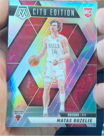 2024-25 Panini Mosaic City Edition #273 Matas Buzelis — front