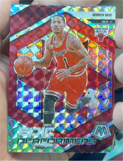 2024-25 Panini Mosaic #17 Derrick Rose Epic Performers — front