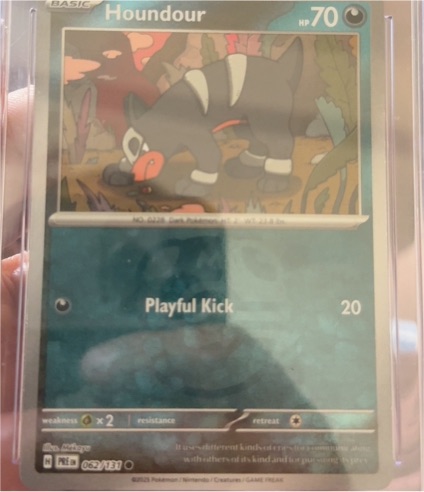 2025 Pokémon Prismatic Evolutions #062 Houndour — front