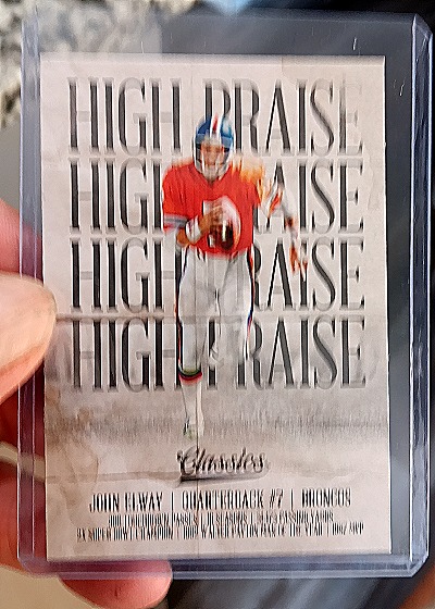 2018 Panini Classics High Praise #11 John Elway — front