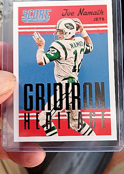 2015 Panini Score #20 Joe Namath — front