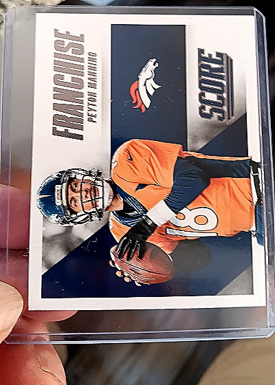 2015 Panini Score Franchise #3 Peyton Manning — front