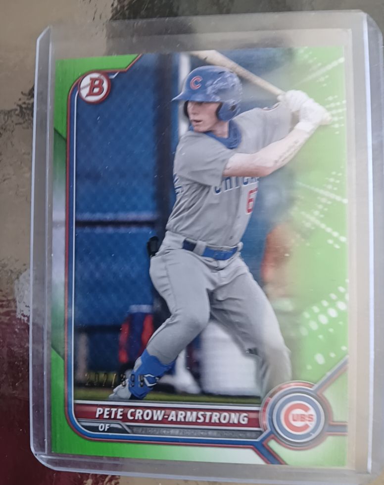2022 Bowman Chrome Prospects #BCP-102 Pete Crow-Armstrong — front