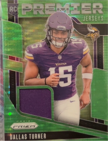 2024 Panini Prizm Premier Jerseys #PJ-DTR Dallas Turner — front