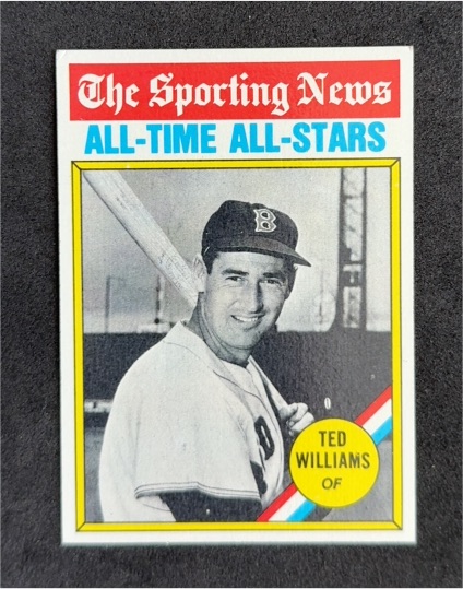1976 Topps #347 Ted Williams — front