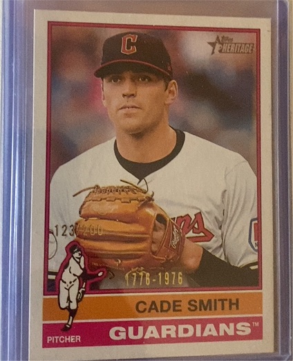 2025 Topps Heritage #307 Cade Smith — front