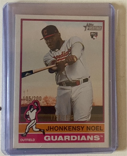 2025 Topps Heritage #79 Jhonkensy Noel — front