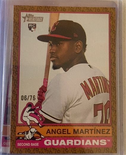 2025 Topps Heritage #338 Angel Martínez — front