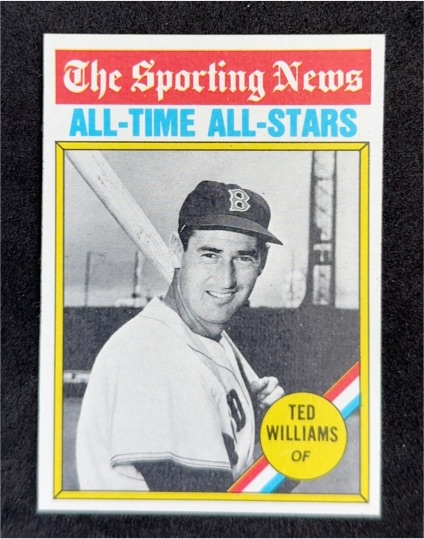 1976 Topps #347 Ted Williams — front