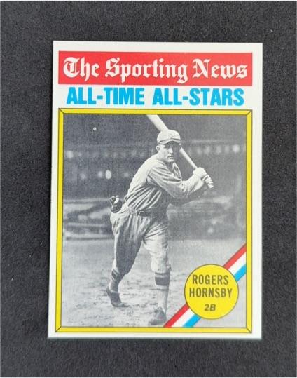 1976 Topps #342 Rogers Hornsby — front