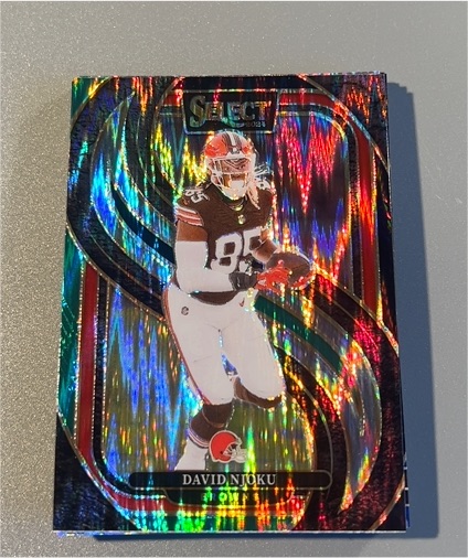 2024 Panini Select Premier Level #145 David Njoku — front