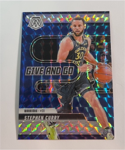2024-25 Panini Mosaic #9 Stephen Curry Give And Go — front