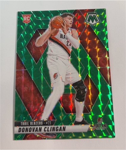 2024-25 Panini Mosaic #23 Donovan Clingan — front