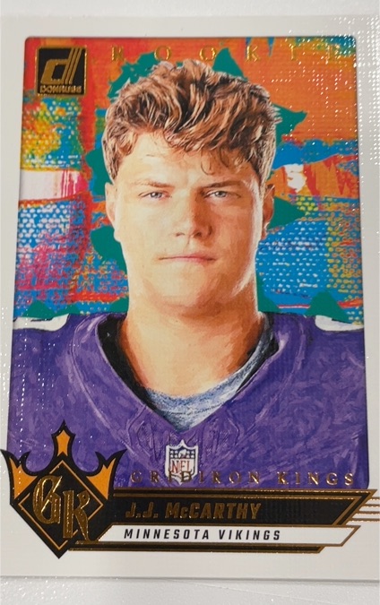 2024 Donruss Gridiron Kings #5 J.J. McCarthy — front