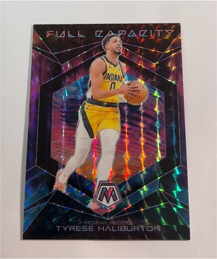 2024-25 Panini Mosaic Full Capacity Tyrese Haliburton — front