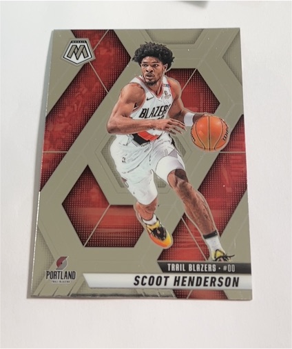 2024-25 Panini Mosaic #165 Scoot Henderson — front