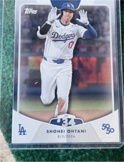 2024 Topps 50/50 #34 Shohei Ohtani — front