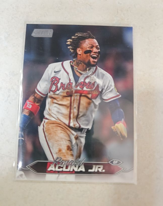 2024 Topps Stadium Club #100 Ronald Acuna Jr. — front