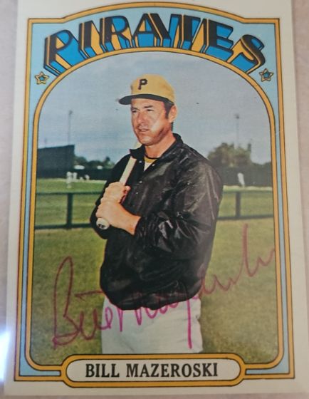 1972 Topps #760 Bill Mazeroski — front
