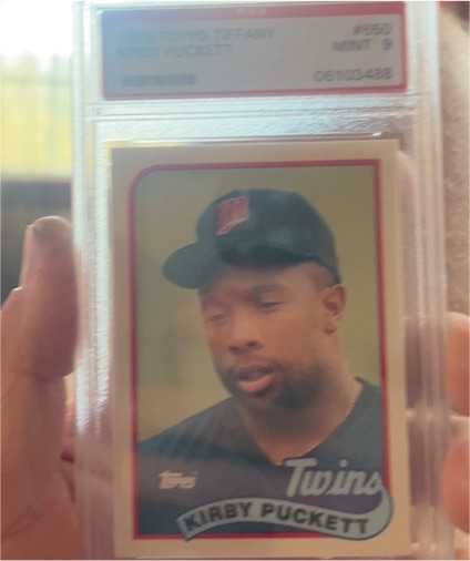 1989 Topps #650 Kirby Puckett — front