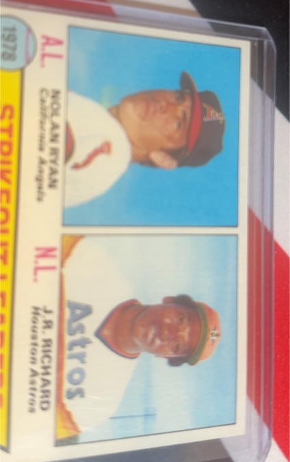 1979 Topps #6 Strikeout Leaders Nolan Ryan / J.R. Richard — front