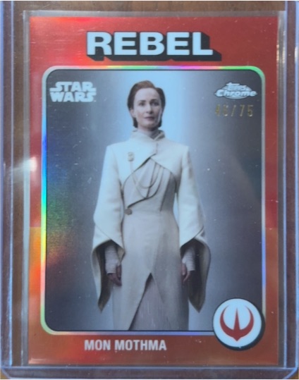 2025 Topps Chrome Star Wars 1975 Tribute #2 Mon Mothma — front