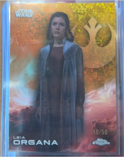 2025 Topps Chrome Star Wars #80 Leia Organa — front