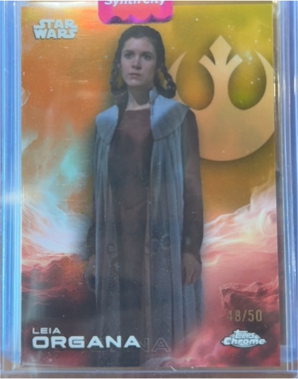 2025 Topps Chrome Star Wars #48 Leia Organa — front