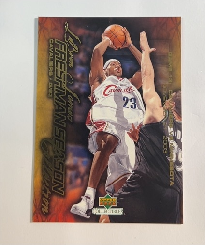 2004 Upper Deck Freshman Season #13 LeBron James — front