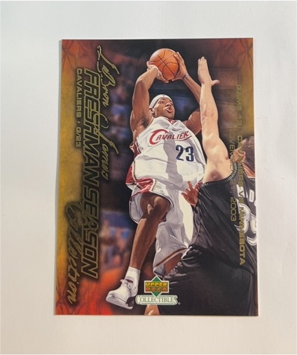 2003-04 Upper Deck Freshman Season Collection #13 LeBron James — front