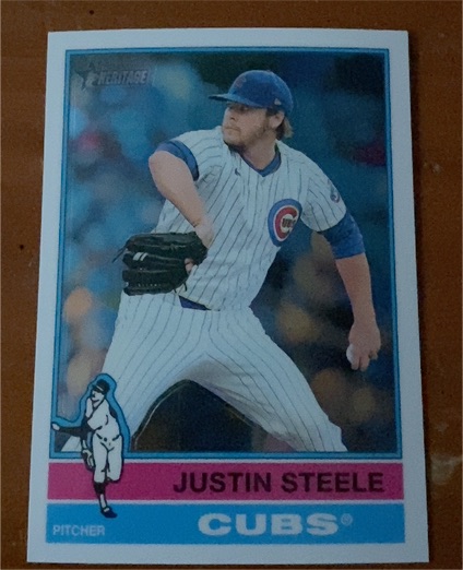 2025 Topps Heritage #403 Justin Steele — front