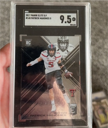 2017 Panini Elite Draft Picks #145 Patrick Mahomes II — front