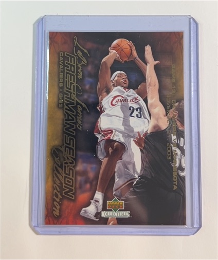 2003-04 Upper Deck Freshman Season Rookie Collection #23 LeBron James — front