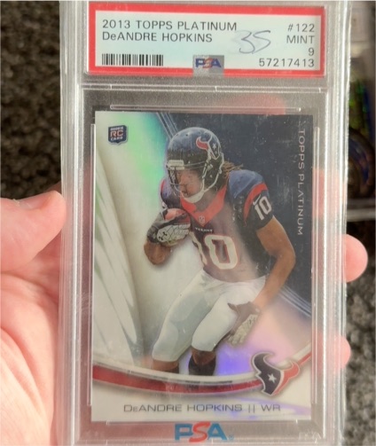 2013 Topps Platinum #122 DeAndre Hopkins — front
