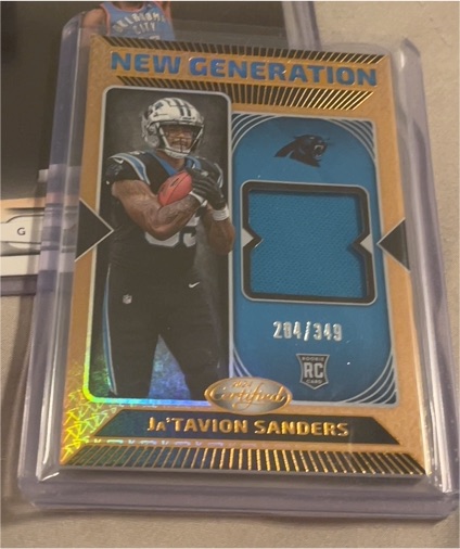 2024 Panini Certified New Generation #NGS-JSS Ja'Tavion Sanders — front