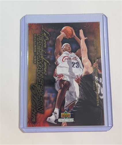 2003 Upper Deck Freshman Season #23 LeBron James — front