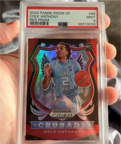 2020 Panini Prizm Draft Picks #89 Cole Anthony — front