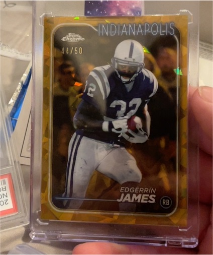 2024 Topps Chrome #87 Edgerrin James — front