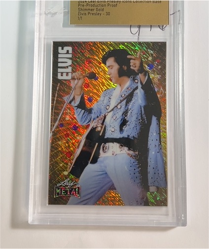 2024 Leaf Metal Elvis Presley Icons Collection Base #30 — front