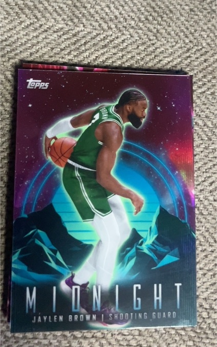 2023-24 Topps Midnight #91 Jaylen Brown — front