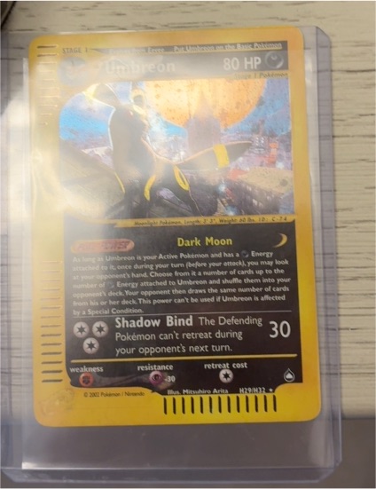 2002 Pokémon Aquapolis #41 Umbreon — front