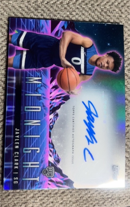2023-24 Topps Midnight #RHS-JC Jaylen Clark Rookie Horizon Signatures — front